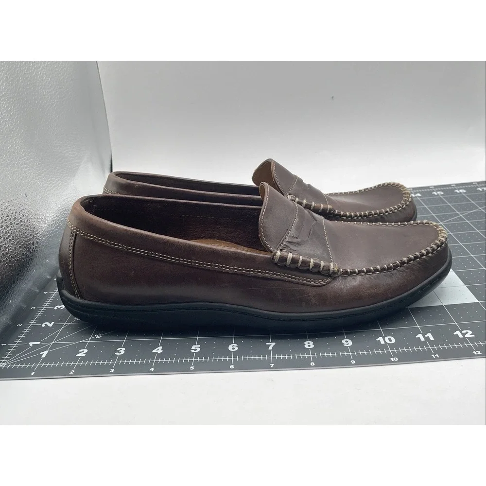 Cole Haan Resort Penny Loafer Men's Size 9.5 Brown‎ Leather Slip-On Shoes